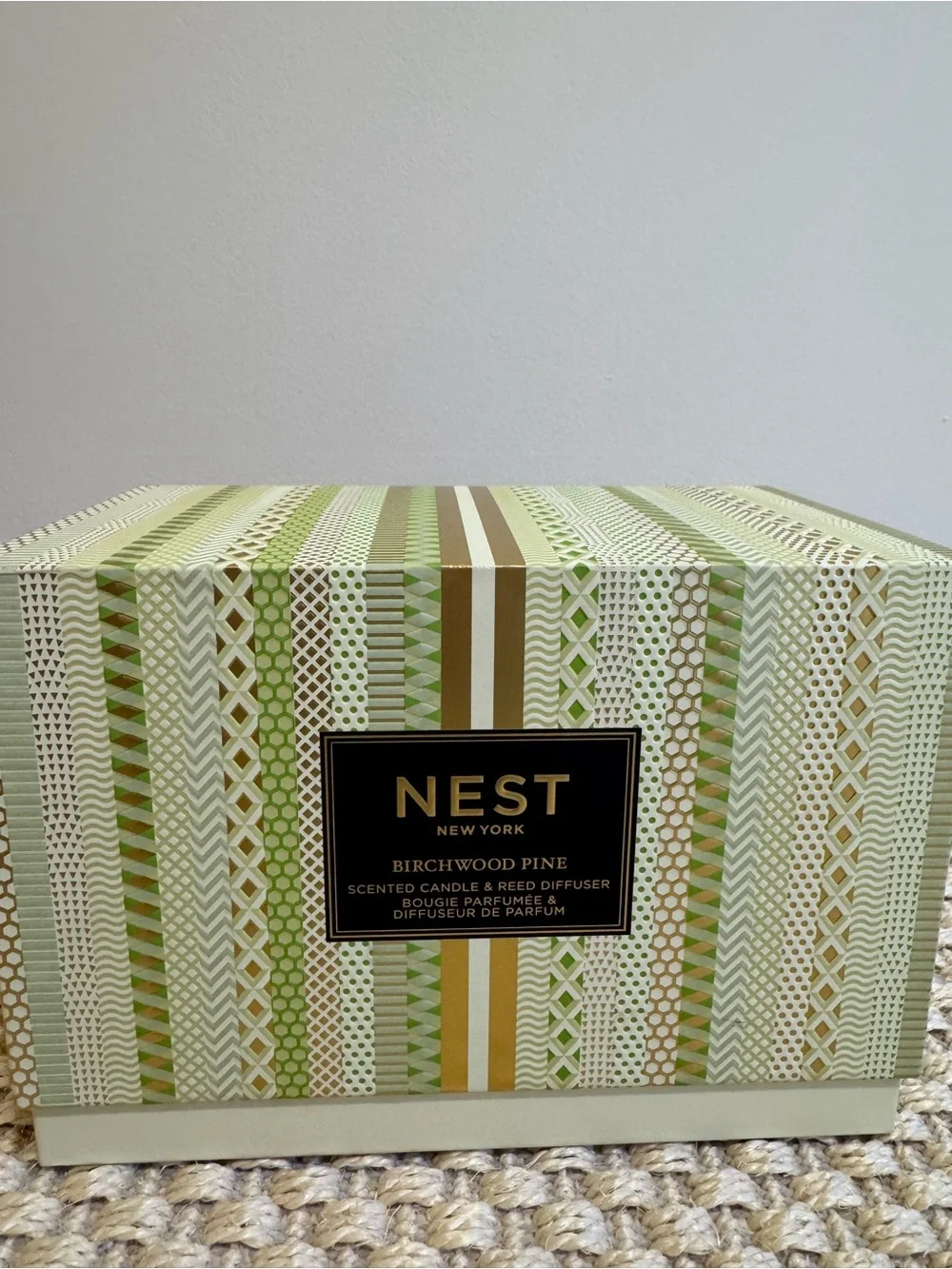 Nest Birchwood Pine Glass Candle and Diffuser Set